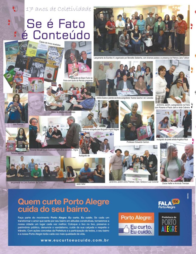 página 10 - lançamentos na Feira do Livro de POA