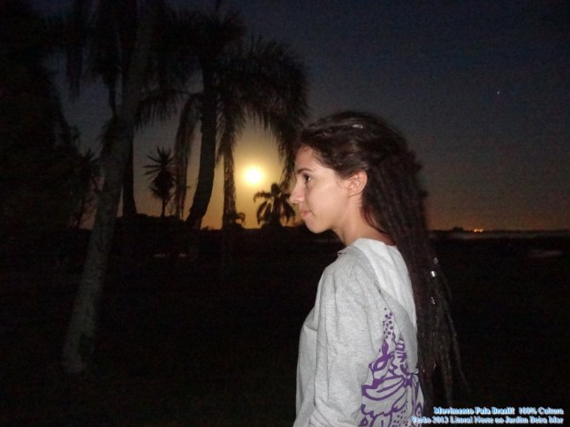 No Caminho paramos na Pousada do amigo Adelande e a Lua estava lá...   FT Rosane Scherer FB