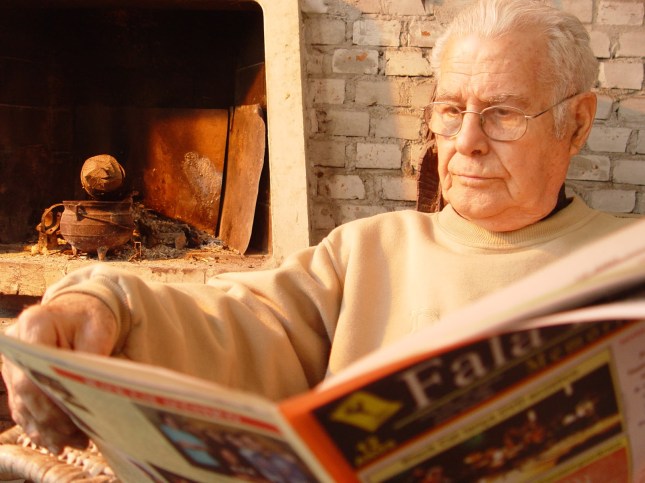 Danúbio Gonçalves em seu Ateliê