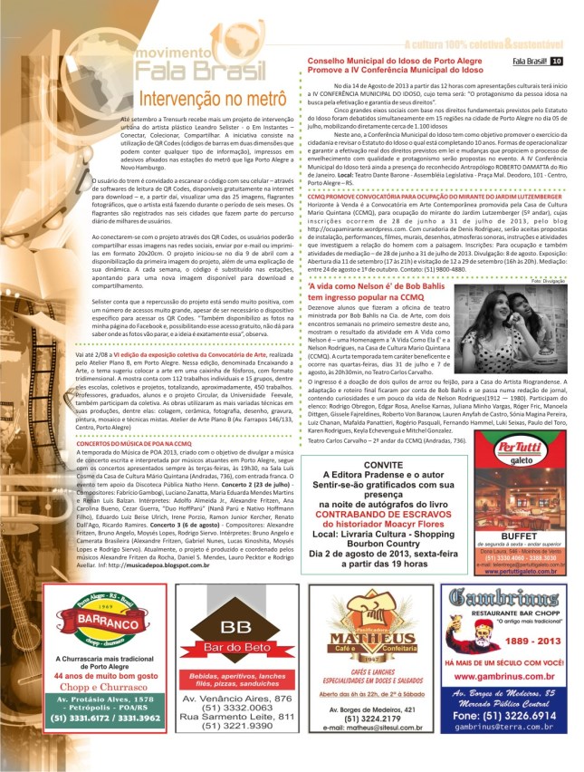 Fala Brasil JULHO 13 - 19 anos - pag 10