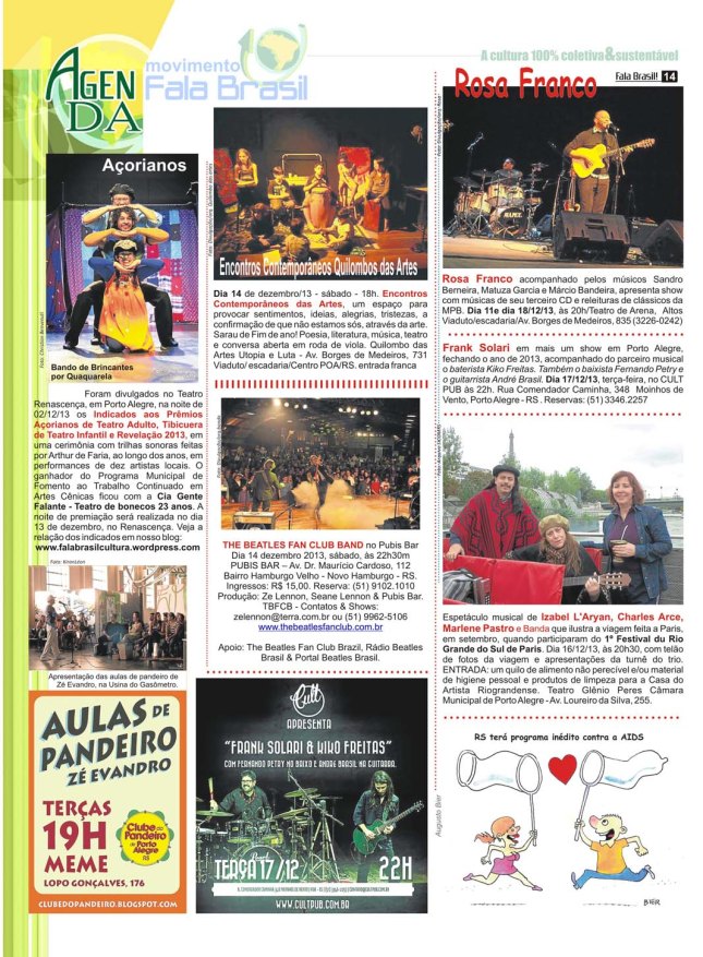 Fala Brasil pag 14 dez 13